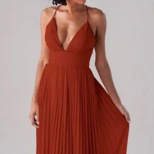 Kennedy Blue cinnamon bridesmaid dress